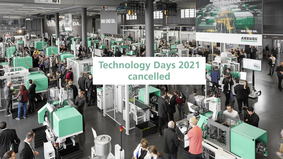 Arburg cancels its 2021 Technology Days