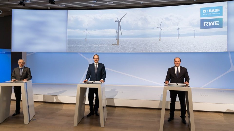 BASF i RWE planują współpracę w zakresie technologii sprzyjających ochronie klimatu
