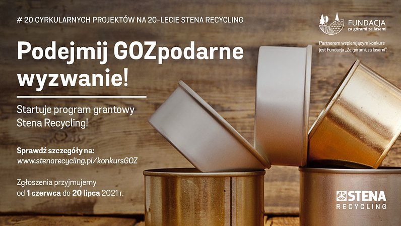 Stena Recycling dofinansuje 20 lokalnych ekologicznych projektów