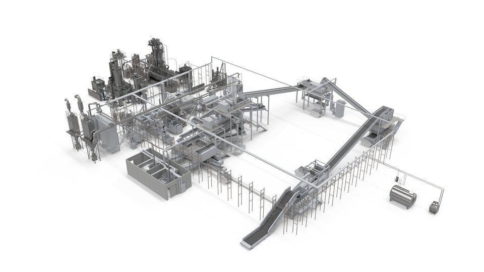 Wastewater treatment in plastics recycling