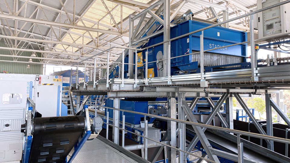 Stadler builds the integrated sorting line for the Life4Film project 