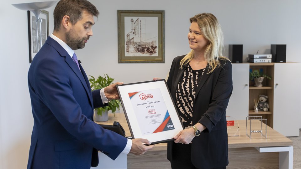 Anwil doceniony za zaangażowanie w rozwój branży 