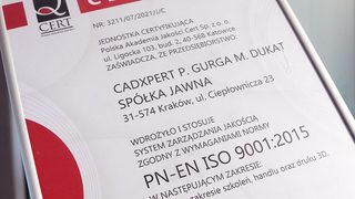 CadXpert z certyfikatem I