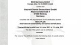 ISCC Plus Certification for Gabriel-Chemie Germany
