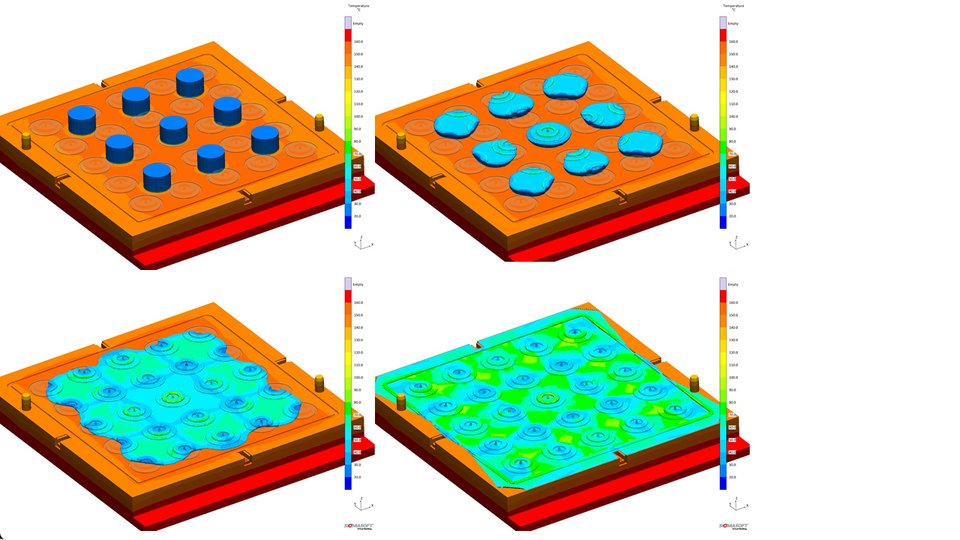 Simulate compression molding for the first time 