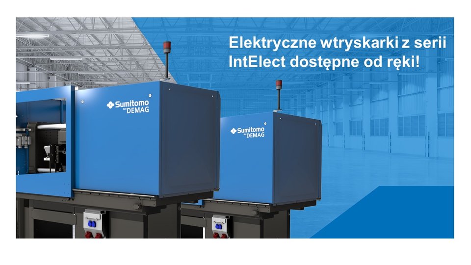 Wtryskarki IntElect z krótkim terminem dostawy dostępne przez cały czas!