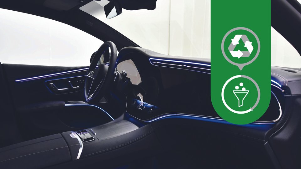 Established TPE for interior applications containing a high recycling ratio