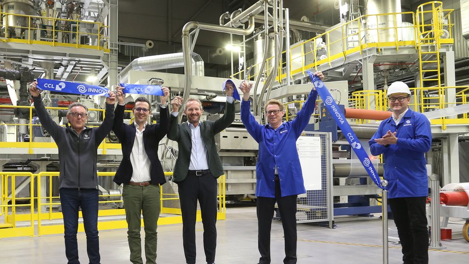 World’s first production line for sustainable and floatable shrink sleeve film opened in Poland