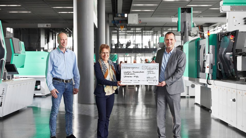Arburg fundraising campaign: 150,000 euros of aid for Ukraine