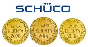 Oknovid produkuje okna PVC z profili firmy Schüco