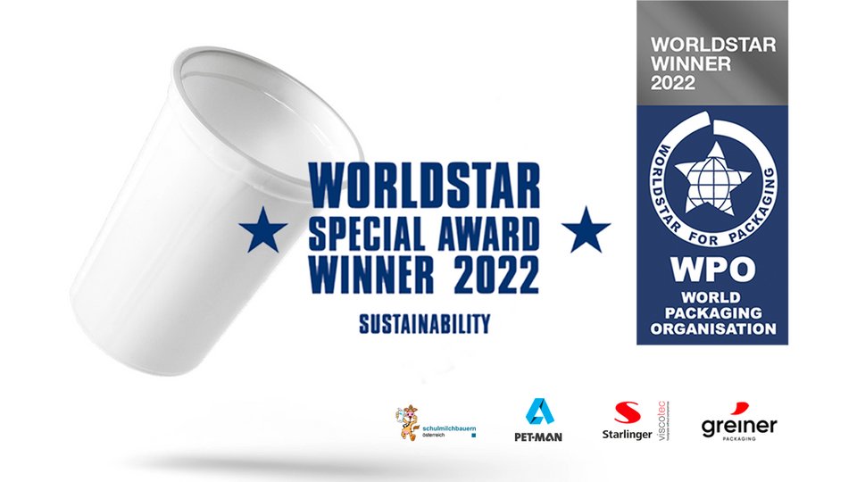 Gold sustainability award for rPET packaging loop