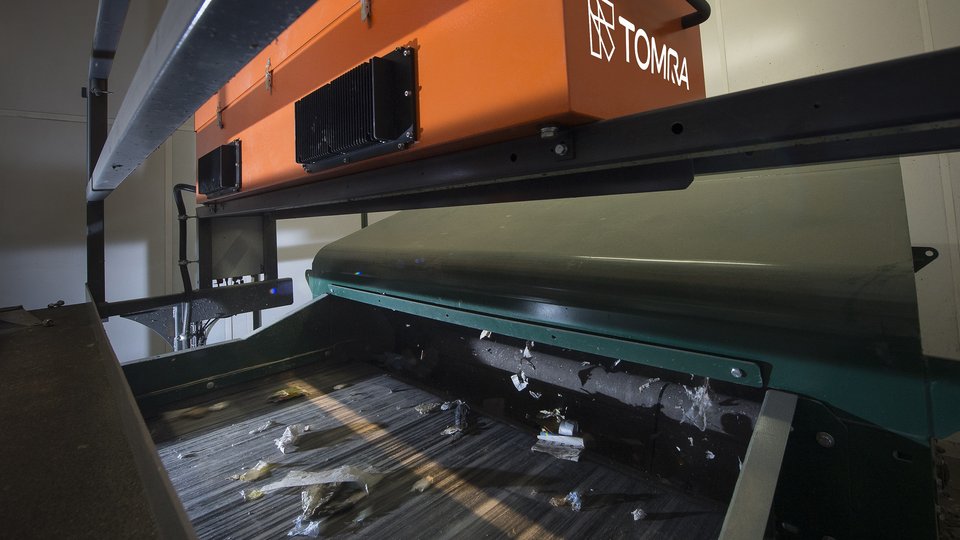 The fully automated waste sorting plant Roaf maximizes recovery rates thanks to Tomra’s sorters