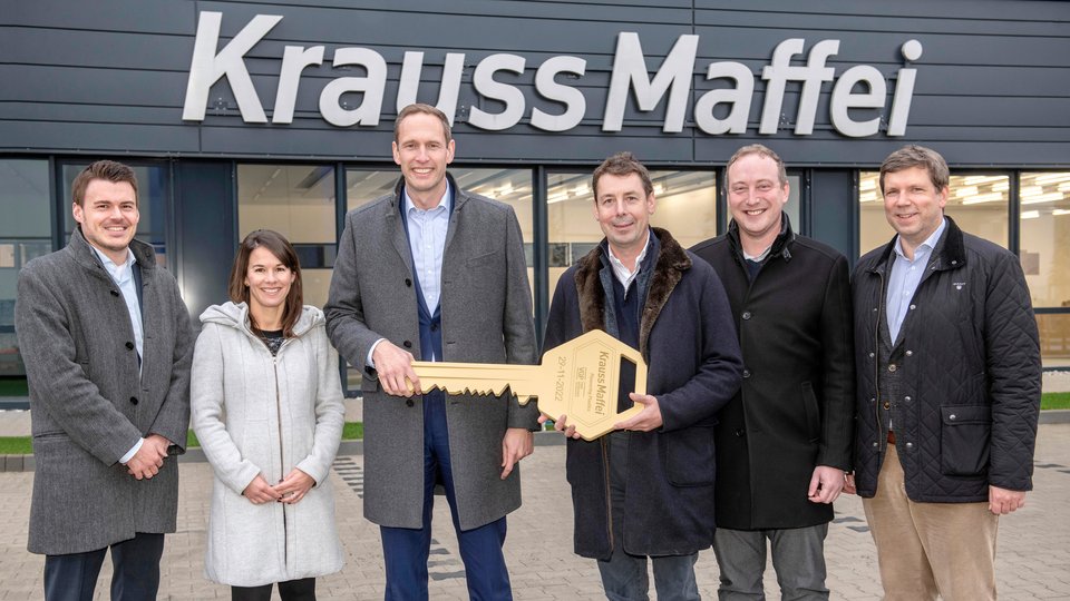 New KraussMaffei corporate headquarters in Parsdorf