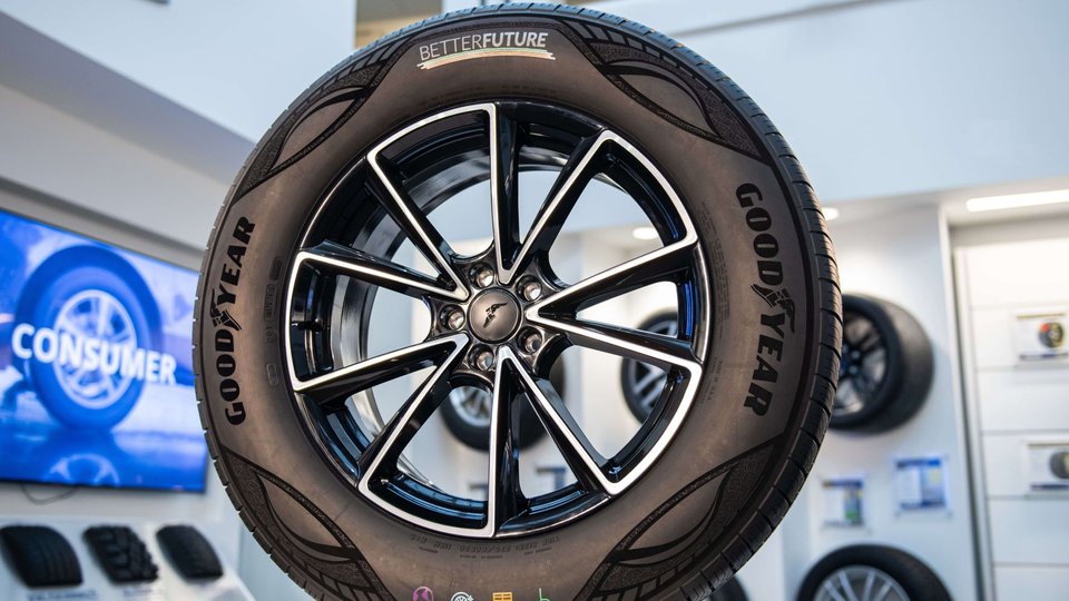 Opona Goodyear w 90% z materiałów odnawialnych dopuszczona do ruchu