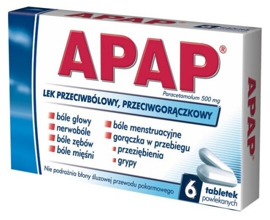 Opakowanie leku Apap