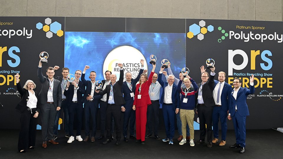 Winners of the Plastics Recycling Awards Europe 2023 announced