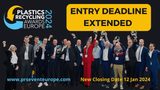 Plastics Recycling Awards Europe entry deadline extended to 12 January 2024
