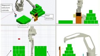 Robot Kawasaki na stoisku