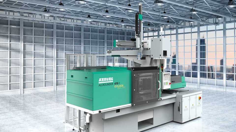 Allrounder 470 Golden Electric: Automated LSR application