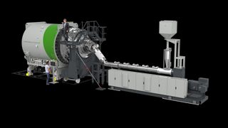 Large-diameter pipe line 