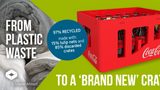 Iconic Coca-Cola red crates now made from 97% recycled plastic