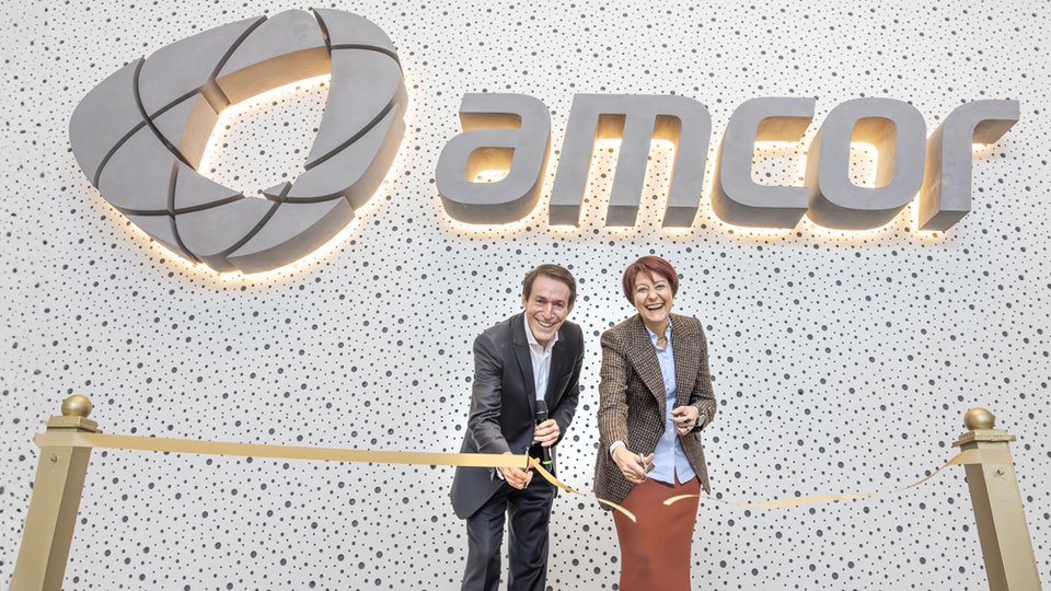 Amcor has opened its European Innovation Center in Belgium