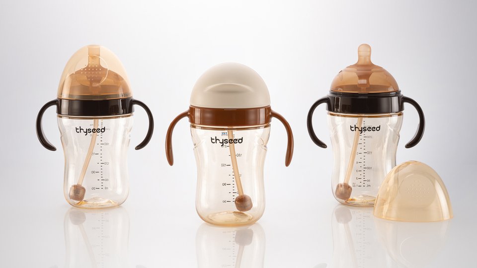 Safe and robust: Thyseed baby bottles now made of Ultrason