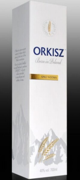 Wódka Orkisz w opakowaniu kartonowym