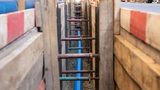 Drinking water pressure pipes made from chemically recycled plastic