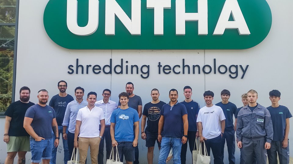 Record number of hires at shredder manufacturer Untha