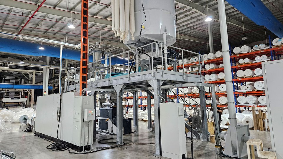 Innovative MAS line for packaging film recycling