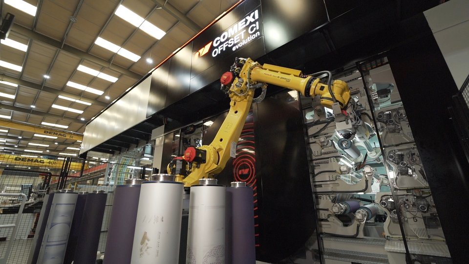Comexi showcases the success of its offset CI evolution technology