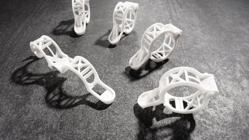 Plant clips made of certified industrial compostable biopolymer