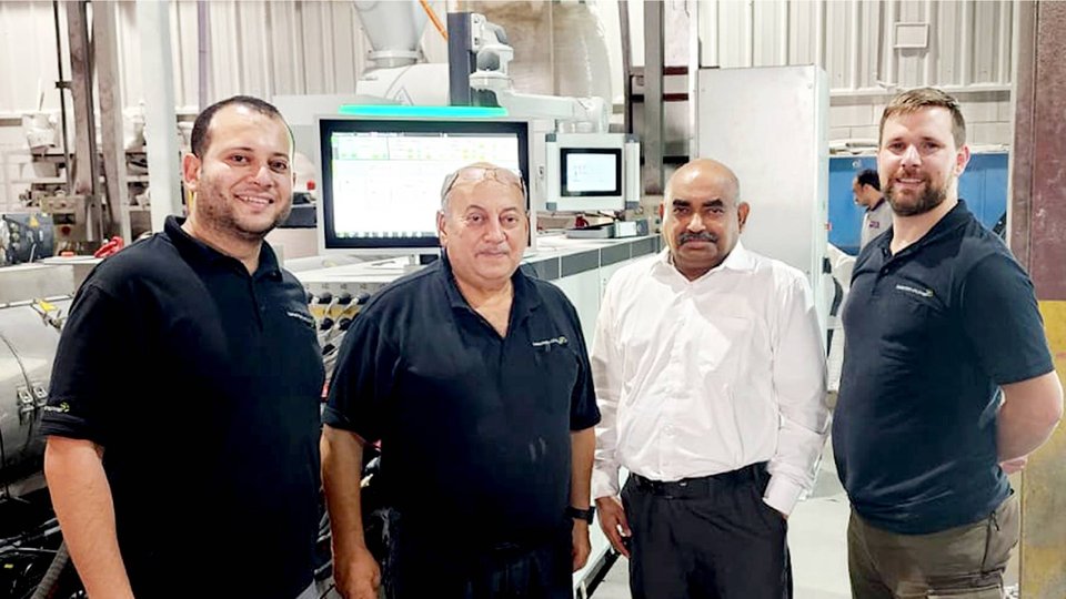 PVC extruder with innovative dosing unit convinces Bahrain Pipes