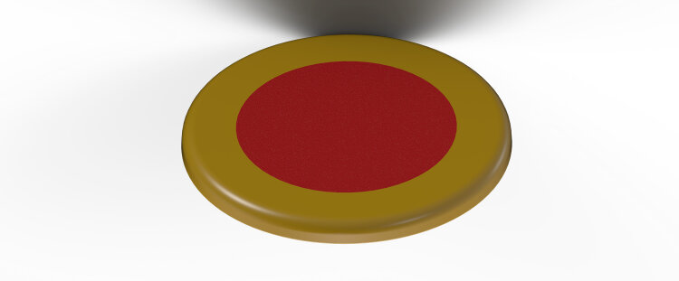 Frisbee disk – produced on a SmartPower 120/350 LIM at the booth of Momentive (Picture: Momentive)