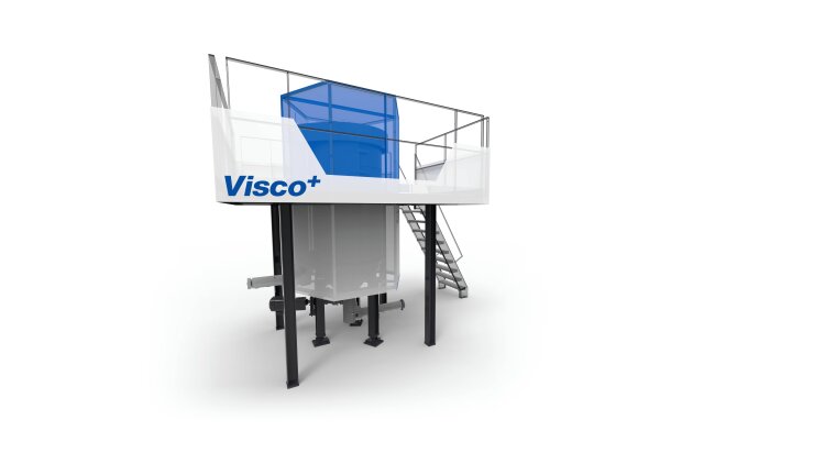 The core component in the VacuFil recycling process is the Visco+ liquid-state polycondensation unit.
