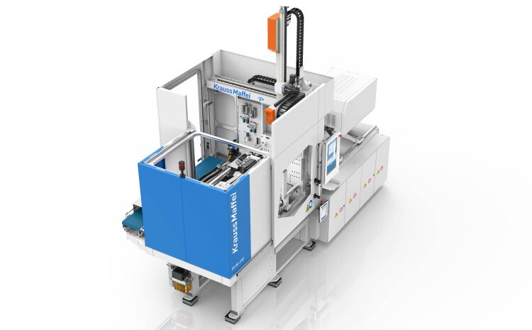 Perfection in the smallest of spaces: The compact production cell consisting of a PX 80 and matching LRXplus linear robot.