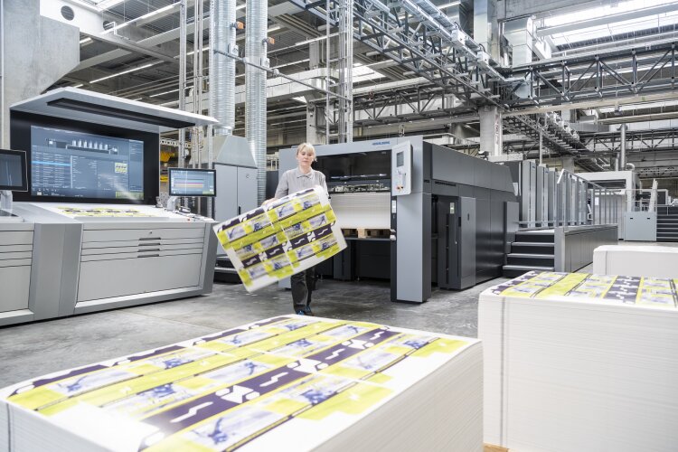 A web configurator for the Speedmaster CX 104 is now available to customers on the HEIDELBERG website.