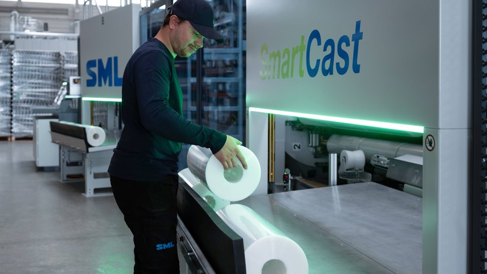 SML introduces next-generation SmartCast stretch film line