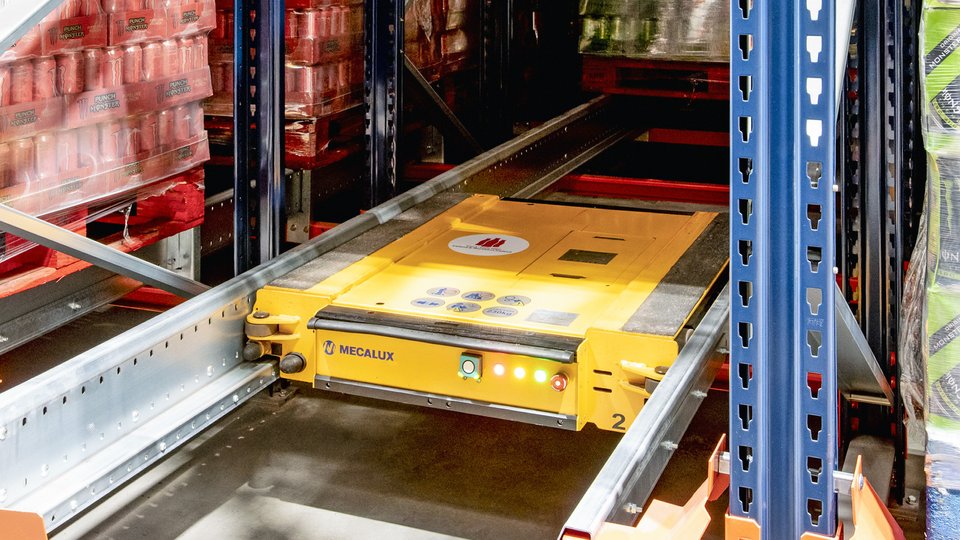 Coca-Cola HBC installs Mecalux pallet shuttle in Lisburn