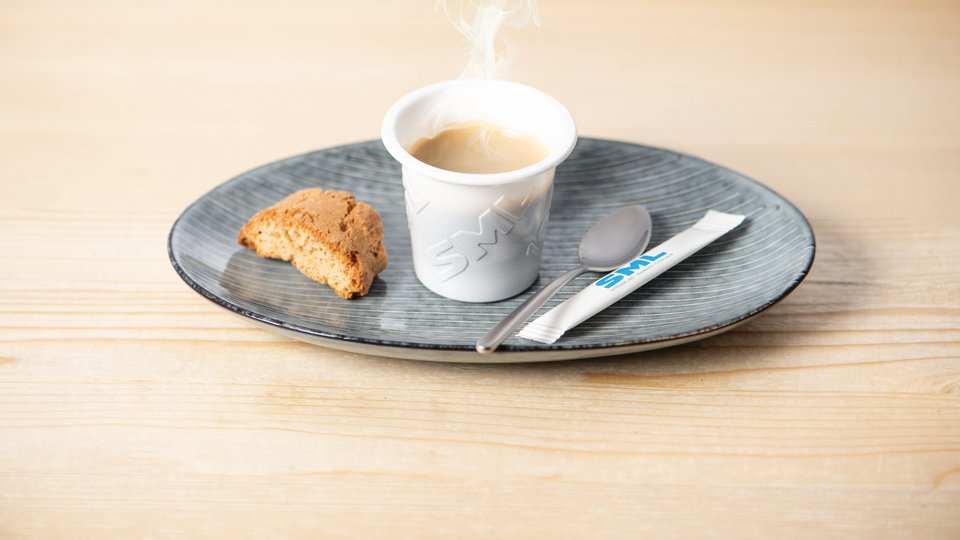 Foamed PP coffee cup developed by SML and KGL