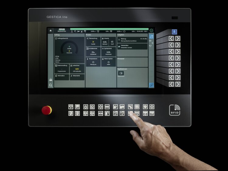 New control variant Gestica lite: easy to operate with a new, clear dashboard.