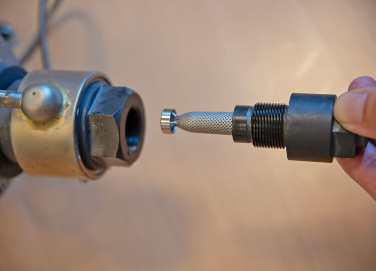 The maintenance-friendly filter was designed specifically for use in machine nozzles and sprue bushings.