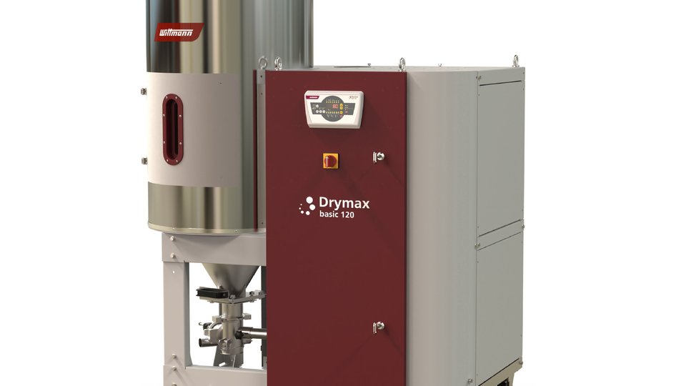 New Drymax basic 120 dry air dryer from Wittmann