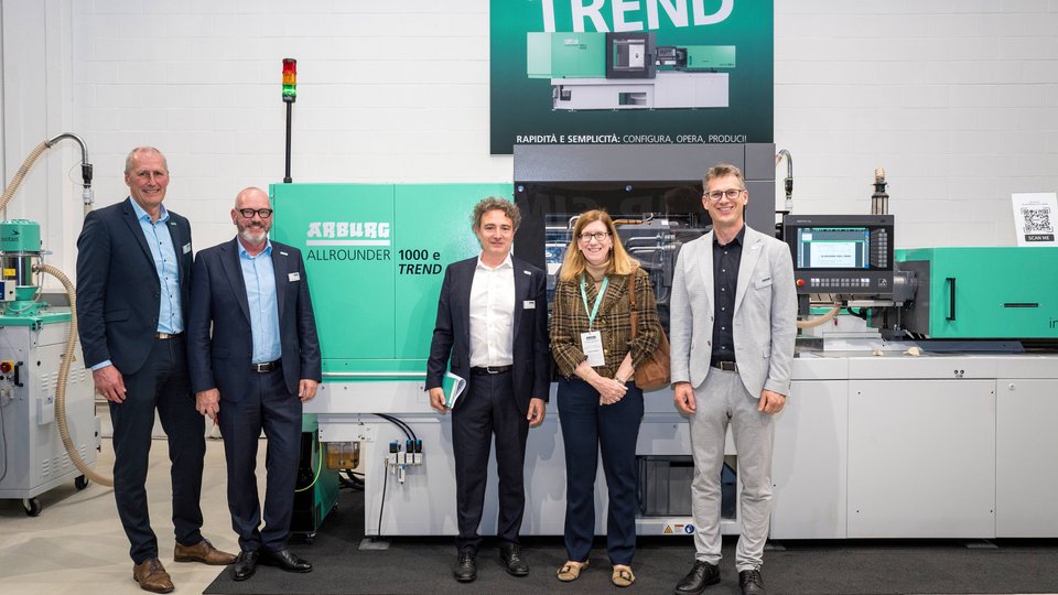 Allrounder Trend makes Italian debut at Arburg Open House
