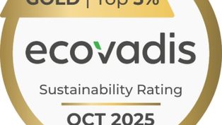Złoty certyfikat Ecovadis