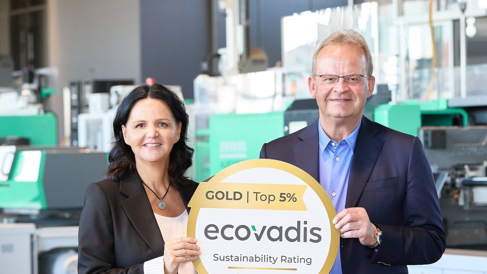 Arburg receives third Ecovadis gold for sustainability