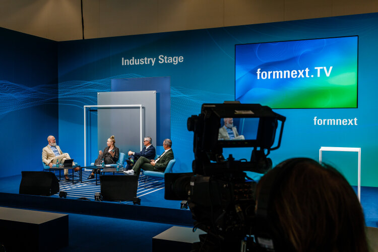 The Industry Stage at Formnext 2024. Photo: Formnext Mesago, Marc Jacquemin