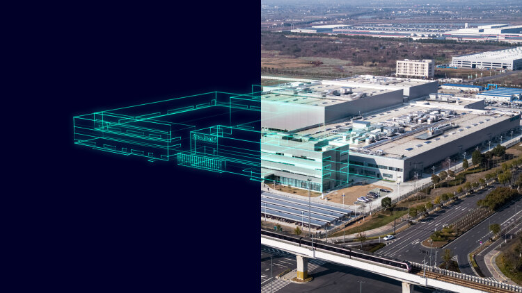 External view of the Siemens Digital Native Factory Nanjing site