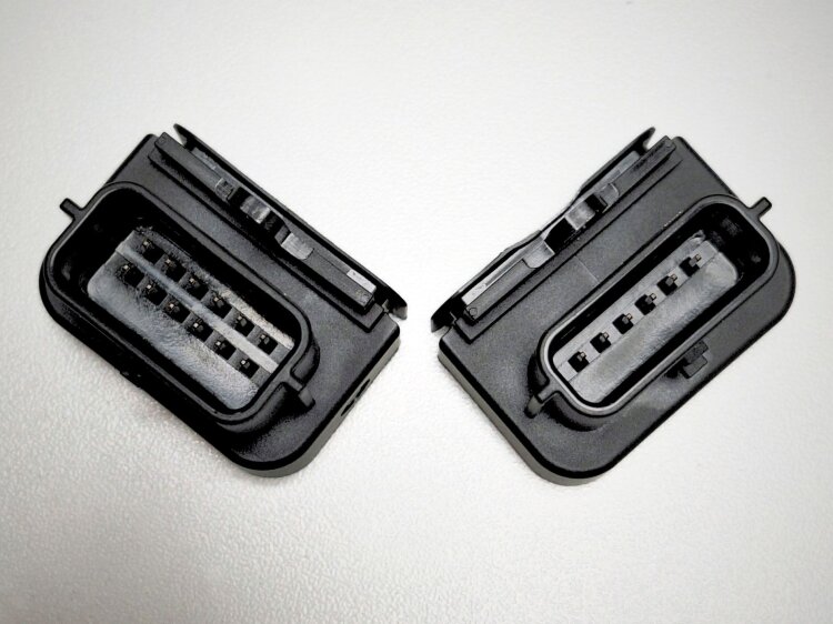 These plugs are used in automotive air suspension systems, two different models are being produced.